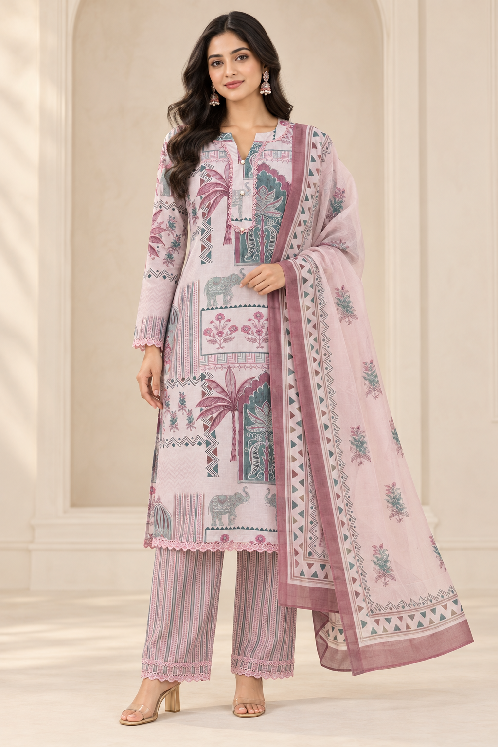 Amora Rose Heritage Suit Set | Bilori Fashion